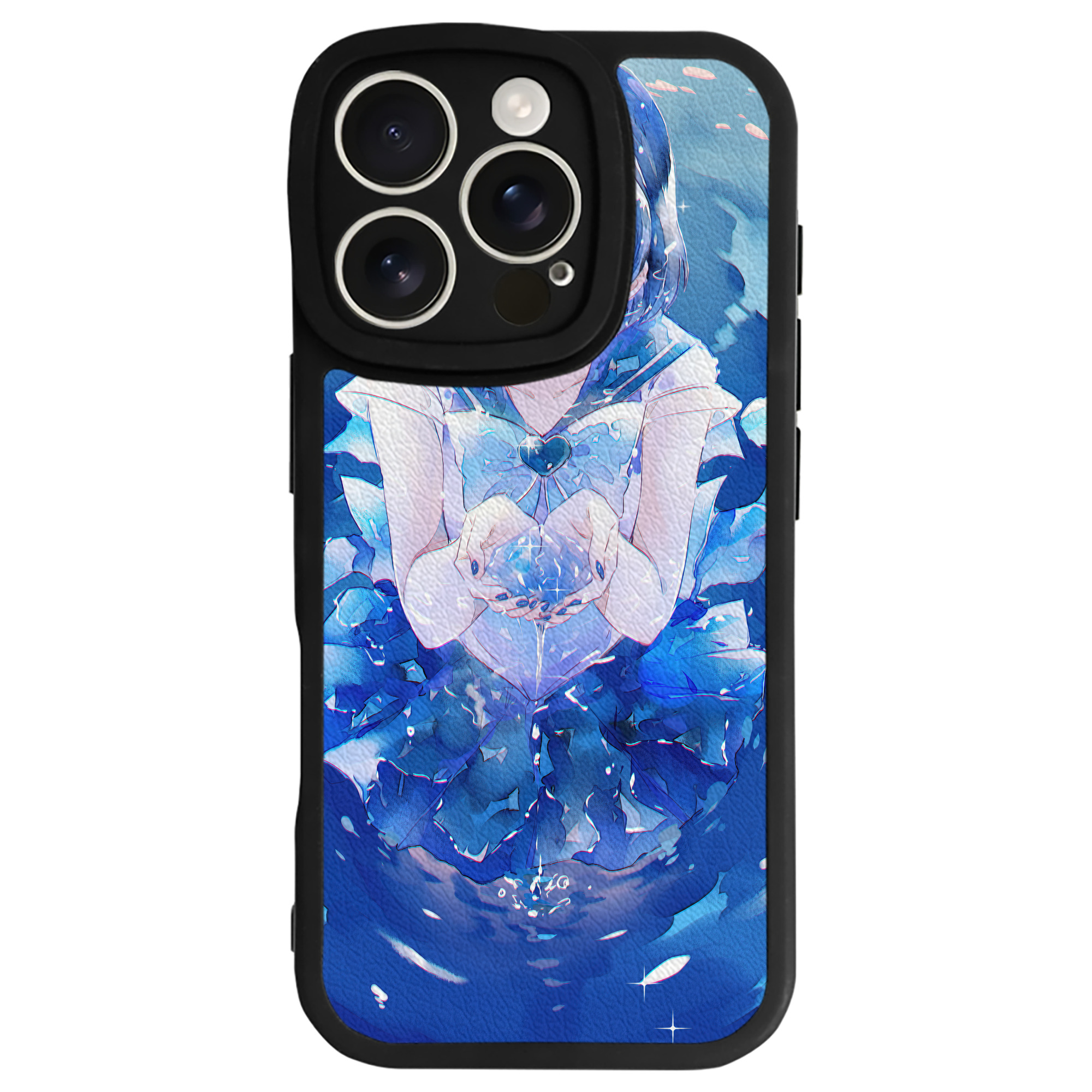 （画像用） 美少女戦士セーラームーン Sailor Moon 【iPhone 16シリーズ対応】シリコンスマホケース（レザー調） 材質：シリコン